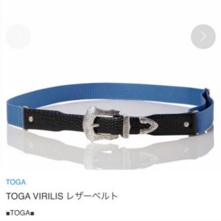 トーガ(TOGA)のTOGA VIRILIS ベルト　ユニセックス(ベルト)