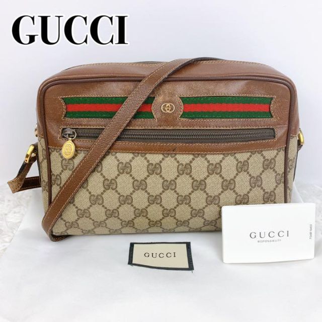 Gucci   正規品 オールドグッチ ショルダーバッグ GG 柄 シェリー