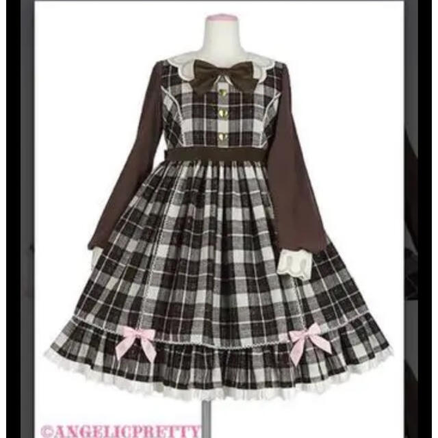 Angelic Pretty(アンジェリックプリティー)のおめかしBearワンピース レディースのワンピース(ひざ丈ワンピース)の商品写真