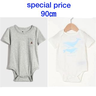 ベビーギャップ(babyGAP)のspecial price『新品』babyGap 半袖ボディ90㎝ 2枚SET(その他)