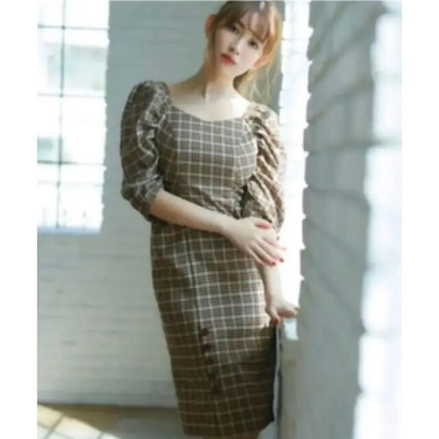 Her lip to - herlipto Off The Shoulder Plaid Dress Sの通販 by