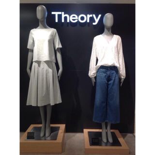 セオリー(theory)のTheory リネン混Aラインスカート CRUNCH.WASH/AVRIINA/(ひざ丈スカート)