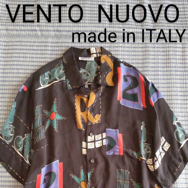 【VENTO  NUOVO】シャツ　90年代　メンズ　ボタンダウンシャツ