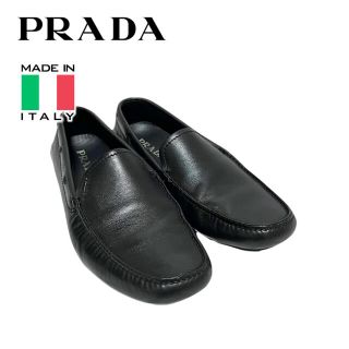 プラダ(PRADA)の希少★PRADA プラダ イタリア製 名作 ヴァンプローファー ブラック(ドレス/ビジネス)