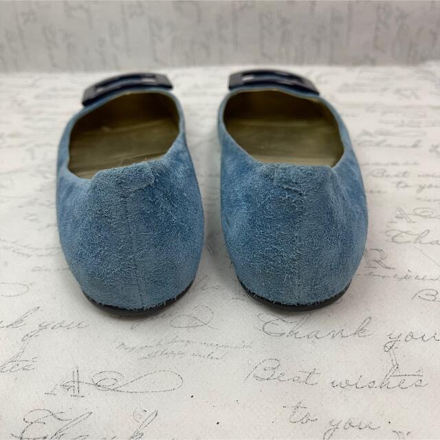38 Roger Vivier ロジェ ヴィヴィエ フラット パンプス スエード | www