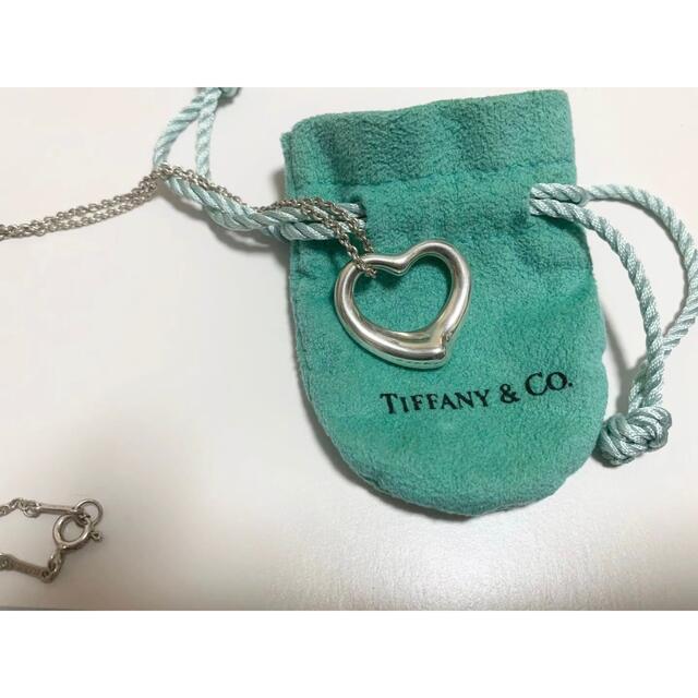Tiffany ティファニー オープンハート ネックレス
