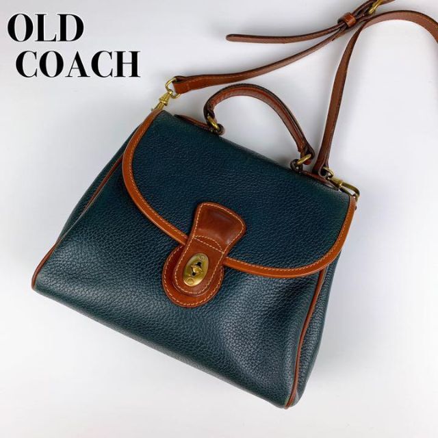 COACH - 超希少✨ オールドコーチ ターンロック 2way ショルダーバッグ ...