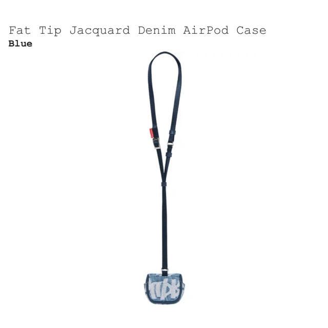 Supreme Fat Tip Jacquard Denim AirPod