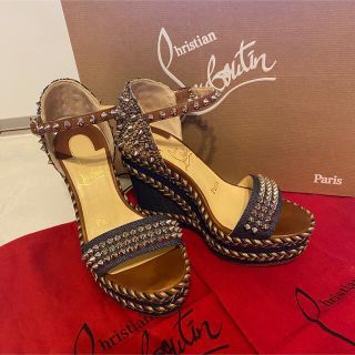 ルブタン(Christian Louboutin) サンダル(レディース)（デニム）の通販