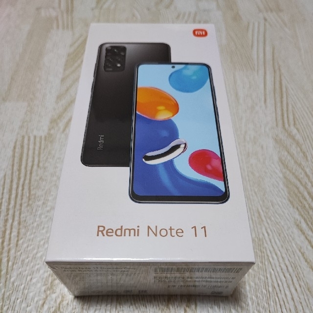 Redmi Note 11 グレースマートフォン本体