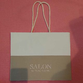 ピーチジョン(PEACH JOHN)のSALON by PEACHJOHN ショップ紙袋【新品未使用・送料込み】(ショップ袋)