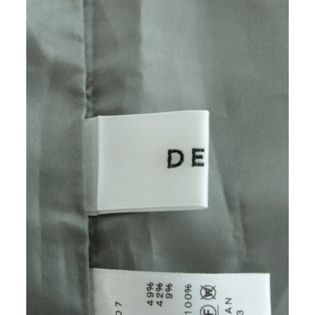 deicy(デイシー)のdeicy デイシー ひざ丈スカート F グレーxピンクx紺(ストライプ) 【古着】【中古】 レディースのスカート(ひざ丈スカート)の商品写真