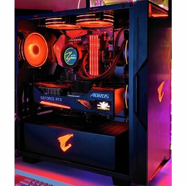 大人気新作 3070 RTX ゲーミングPC AORUS Ryzen 5700X 7 デスクトップ