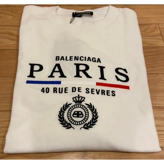 BALENCIAGA バレンシアガ　tシャツ 刺繍　PARIS