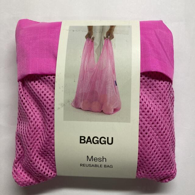 BAGGU スタンダード　メッシュ　ピンク