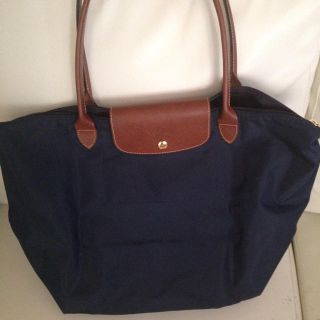 ロンシャン(LONGCHAMP)のLONGCHANP トートバッグ ネイビー(バッグ)