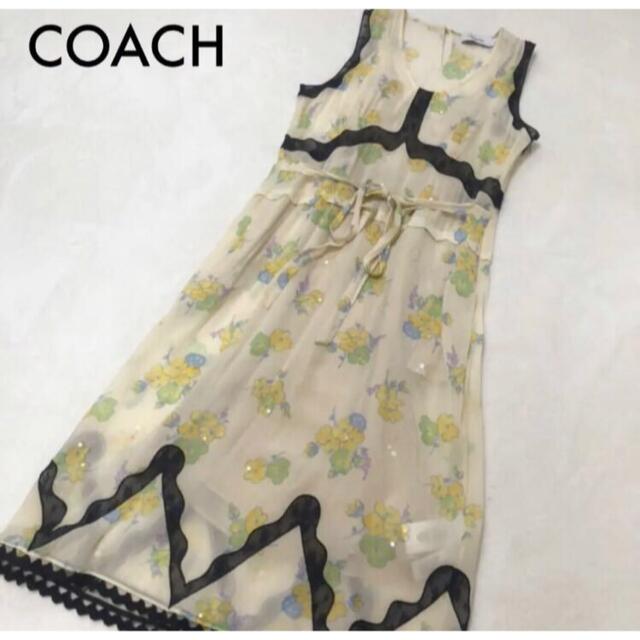 女の子向けプレゼント集結 Coach コーチ ワンピース ひざ丈ワンピース