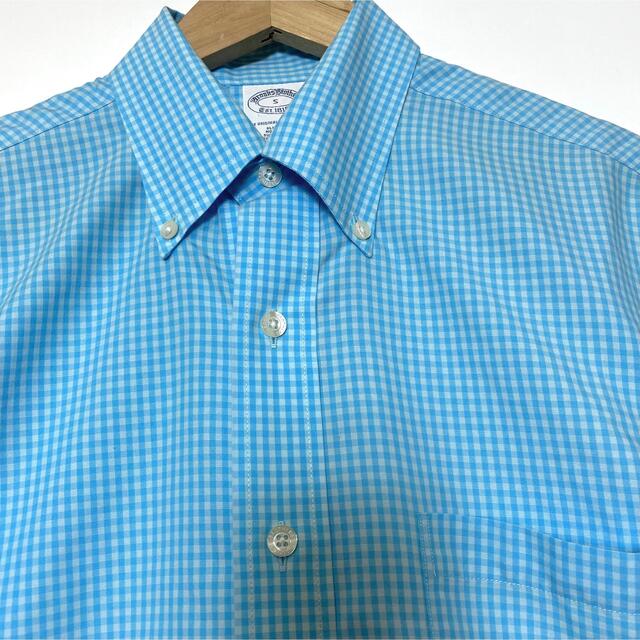 Brooks Brothers(ブルックスブラザース)のブルックスブラザーズ 半袖 ギンガムチェックシャツ S メンズのトップス(シャツ)の商品写真