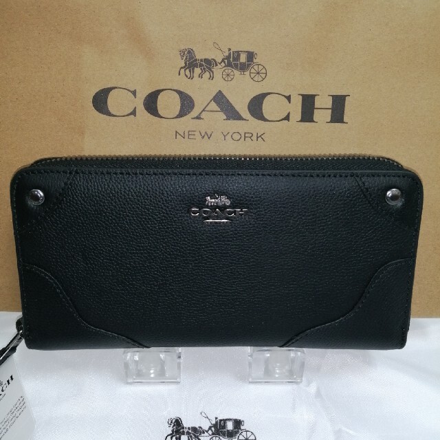 COACH長財布 新品未使用　F52645正規品ブラックコーチサイズ