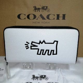 コーチ(COACH)のCOACH長財布 新品未使用　F87107正規品キースヘリング(財布)