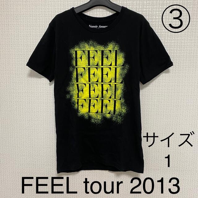 ③ 安室奈美恵 FEEL tour 2013 ライブTシャツ ブラック 黒 1