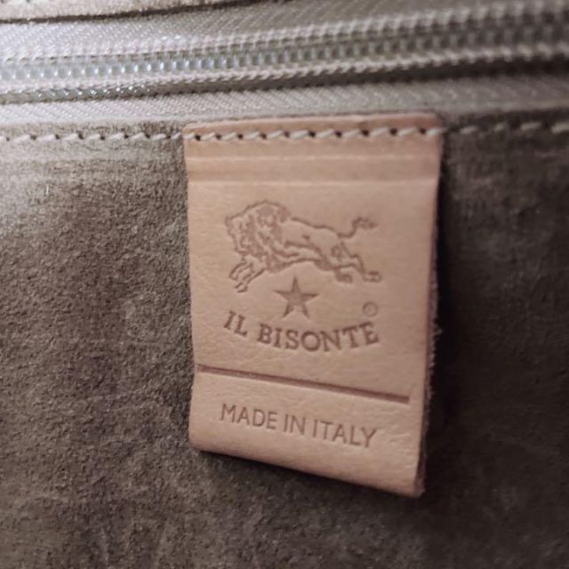 IL BISONTE(イルビゾンテ)の★定価86100円★イルビゾンテ イタリア製レザーウエストバッグ　ヌメ革 メンズのバッグ(ボディーバッグ)の商品写真