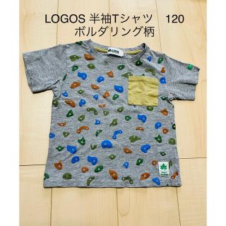 ロゴス(LOGOS)のLOGOS ボルダリング柄　半袖Tシャツ　120(Tシャツ/カットソー)