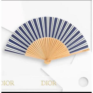 ディオール(Dior)のディオール　ノベルティ　扇子　2022(ノベルティグッズ)