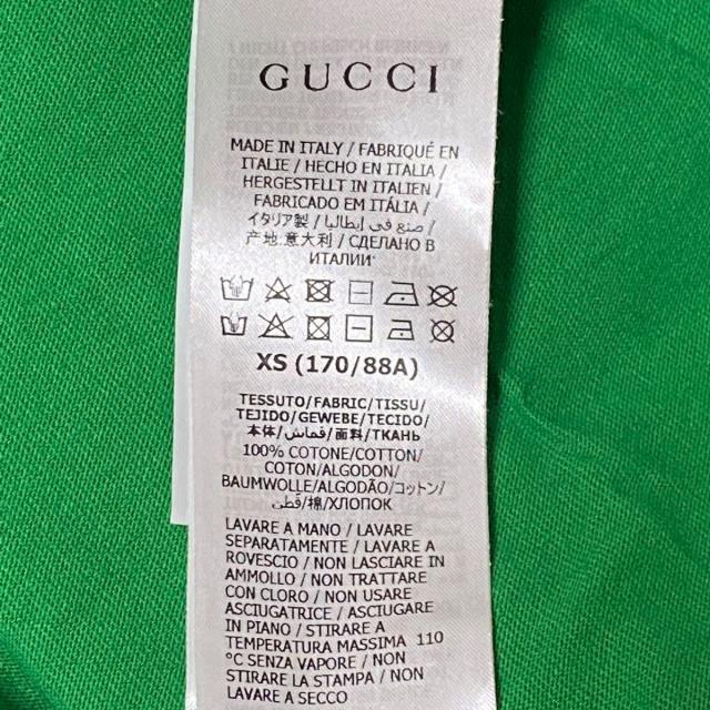 Gucci(グッチ)のグッチ 半袖Tシャツ サイズXS メンズ - メンズのトップス(Tシャツ/カットソー(半袖/袖なし))の商品写真