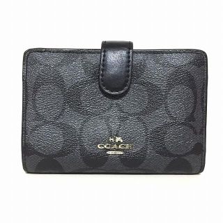 コーチ(COACH)のコーチ 2つ折り財布 シグネチャー柄 F23553(財布)