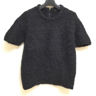 ドゥロワー(Drawer)のドゥロワー 半袖セーター サイズ1 S - 黒(ニット/セーター)