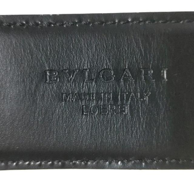 BVLGARI(ブルガリ)のBVLGARI(ブルガリ) ベルト - 黒×シルバー レディースのファッション小物(ベルト)の商品写真
