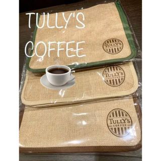 タリーズコーヒー(TULLY'S COFFEE)のくまちゃん様専用　☆タリーズコーヒー　オリジナル麻風ミニトートバッグ(トートバッグ)