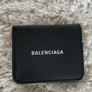 バレンシアガ(Balenciaga)のBALENCIAGA バレンシアガ☆黒財布(折り財布)