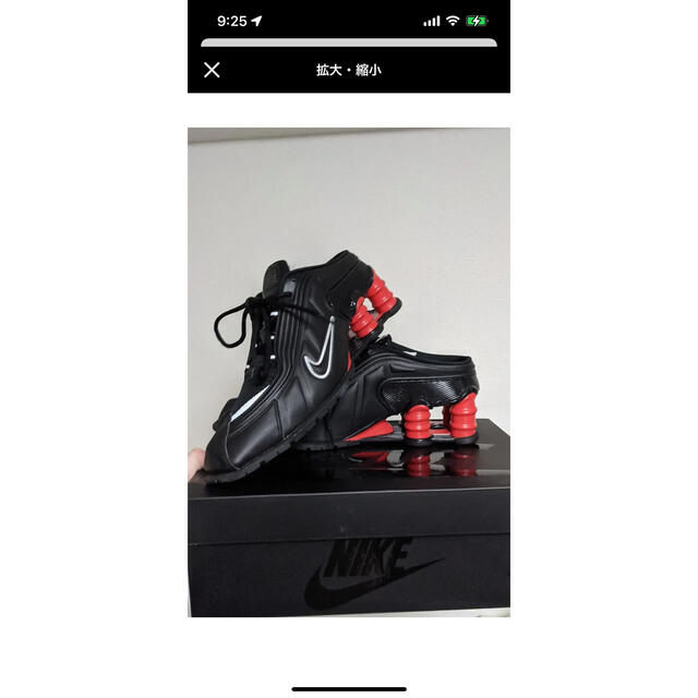 NIKE(ナイキ)のMartine Rose x Nike ShoxMR4 22.5マーティンローズ レディースの靴/シューズ(ハイヒール/パンプス)の商品写真