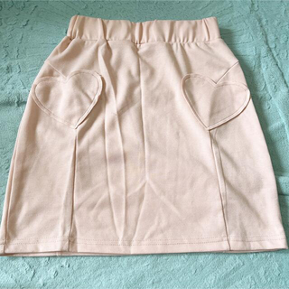 グレイル(GRL)のグレイル ハートポケットスカート 薄ピンク ゆめかわ(ミニスカート)