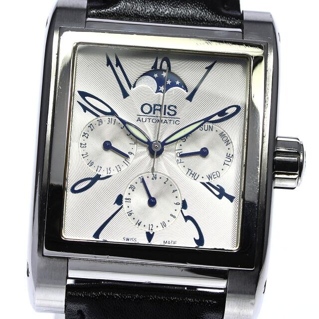 ORIS - オリス レクタンギュラー ムーンフェイズ 7528 メンズ 【中古