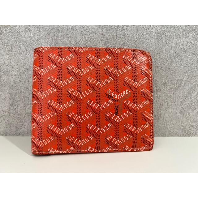 GOYARD(ゴヤール)のGOYARD ほぼ新品 折り財布 オレンジ  メンズのファッション小物(折り財布)の商品写真