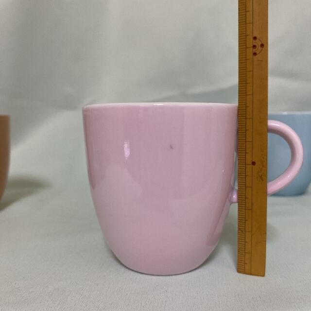 パステルカラー5色の可愛い マグカップ コーヒーカップ インテリア/住まい/日用品のキッチン/食器(グラス/カップ)の商品写真