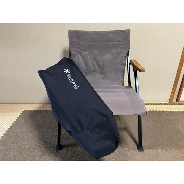 Snow Peak(スノーピーク)のmini mal.cam様専用☆snow peak ローチェア ショート グレー スポーツ/アウトドアのアウトドア(テーブル/チェア)の商品写真