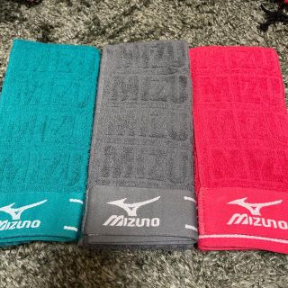 ミズノ(MIZUNO)のMIZUNOフェイスタオル３枚セット(タオル/バス用品)