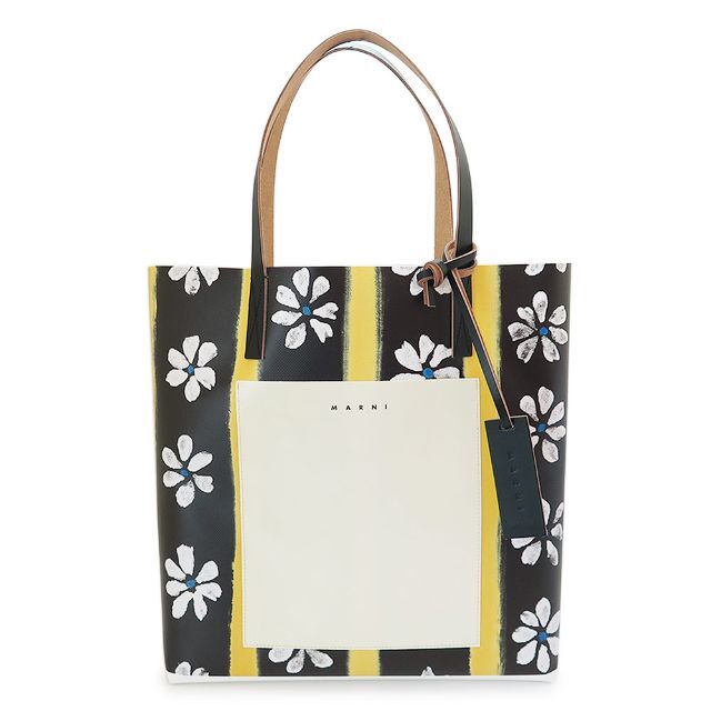 時間指定不可】 MARNI マルニ PVCトートバッグ 花柄
