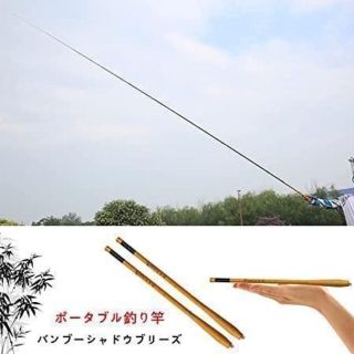 大特価‼️】コンパクト延べ竿 渓流竿ロッド 釣り竿 カーボンストリーム ...