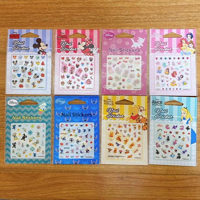 Disney - 早い者勝ち!!お値下げ!!ディズニー ネイルシール 8シート