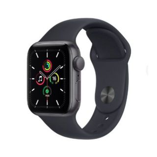 アップル(Apple)の【新品未開封品】Apple Watch SE(GPS) 40mm スペースグレイ(腕時計(デジタル))