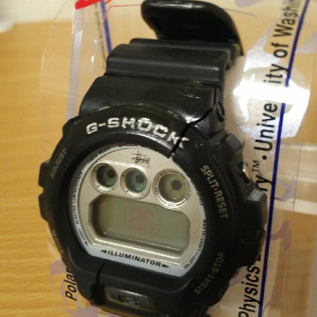 レア純正カスタムベルト付1st初代STUSSY×G-SHOCKコラボDW6900