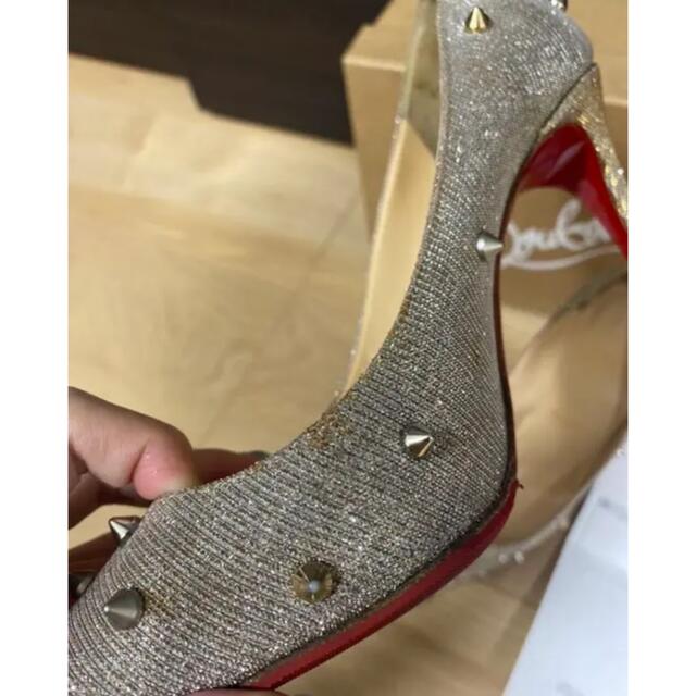 Christian Louboutin(クリスチャンルブタン)の【値下げ】クリスチャンルブタン グリッターパンプス レディースの靴/シューズ(ハイヒール/パンプス)の商品写真