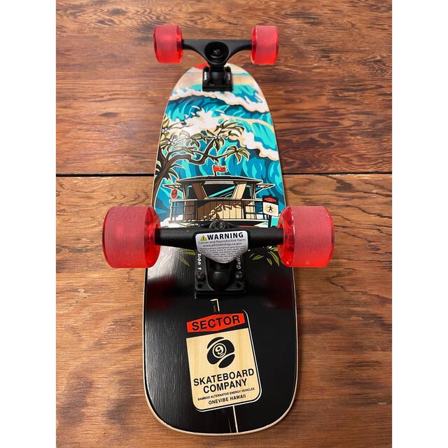 スケートボード SECTOR9 LONGBOARD クルーザーバンブー新品未使用の