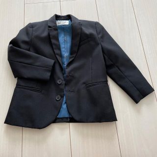 エイチアンドエム(H&M)のブラック　ジャケット　黒　スーツ　キッズ(ジャケット/上着)