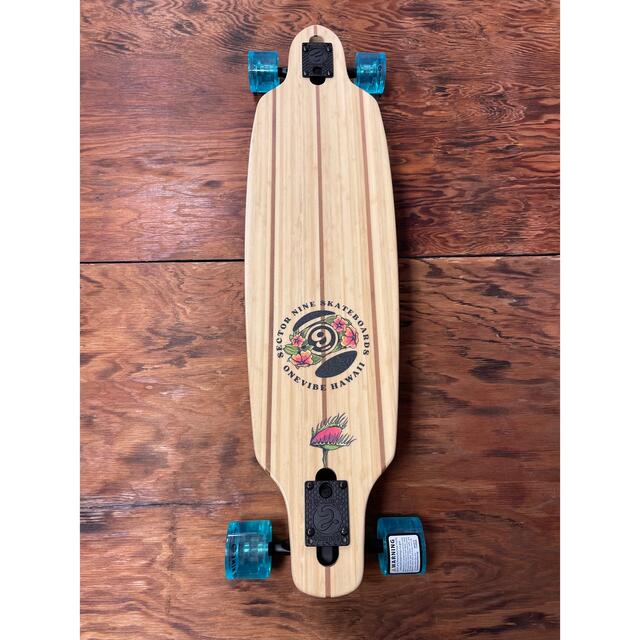 スケートボード SECTOR9 LONGBOARD カービングバンブー新品未使用の